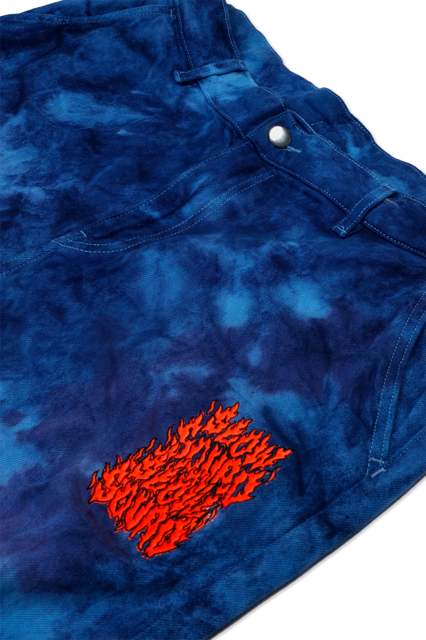 ELES CRU ACAB Tie Dye Ankle Wide Pants AOI Special