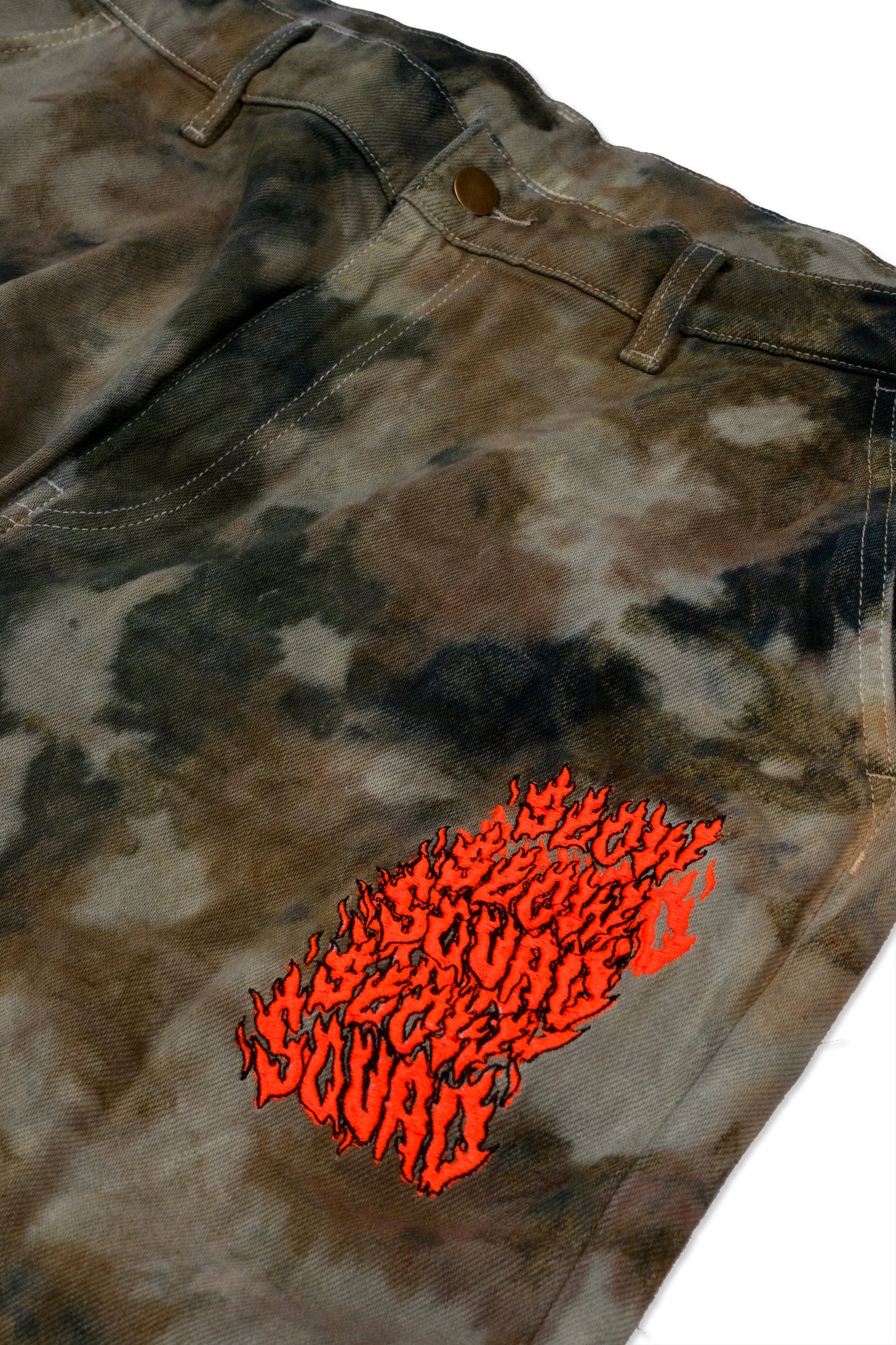 ELES CRU ACAB Tie Dye Ankle Wide Pants AOI Special