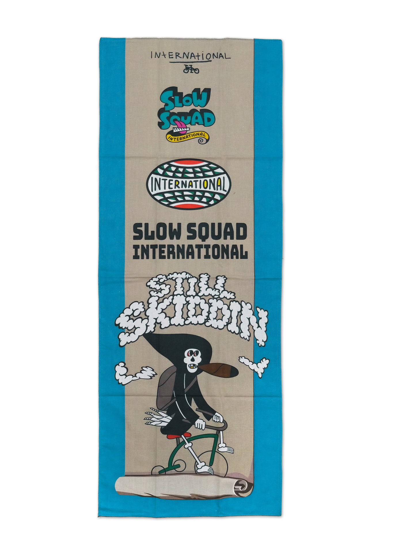 STILL SKIDDIN' JAPANESE TENUGUI TOWEL