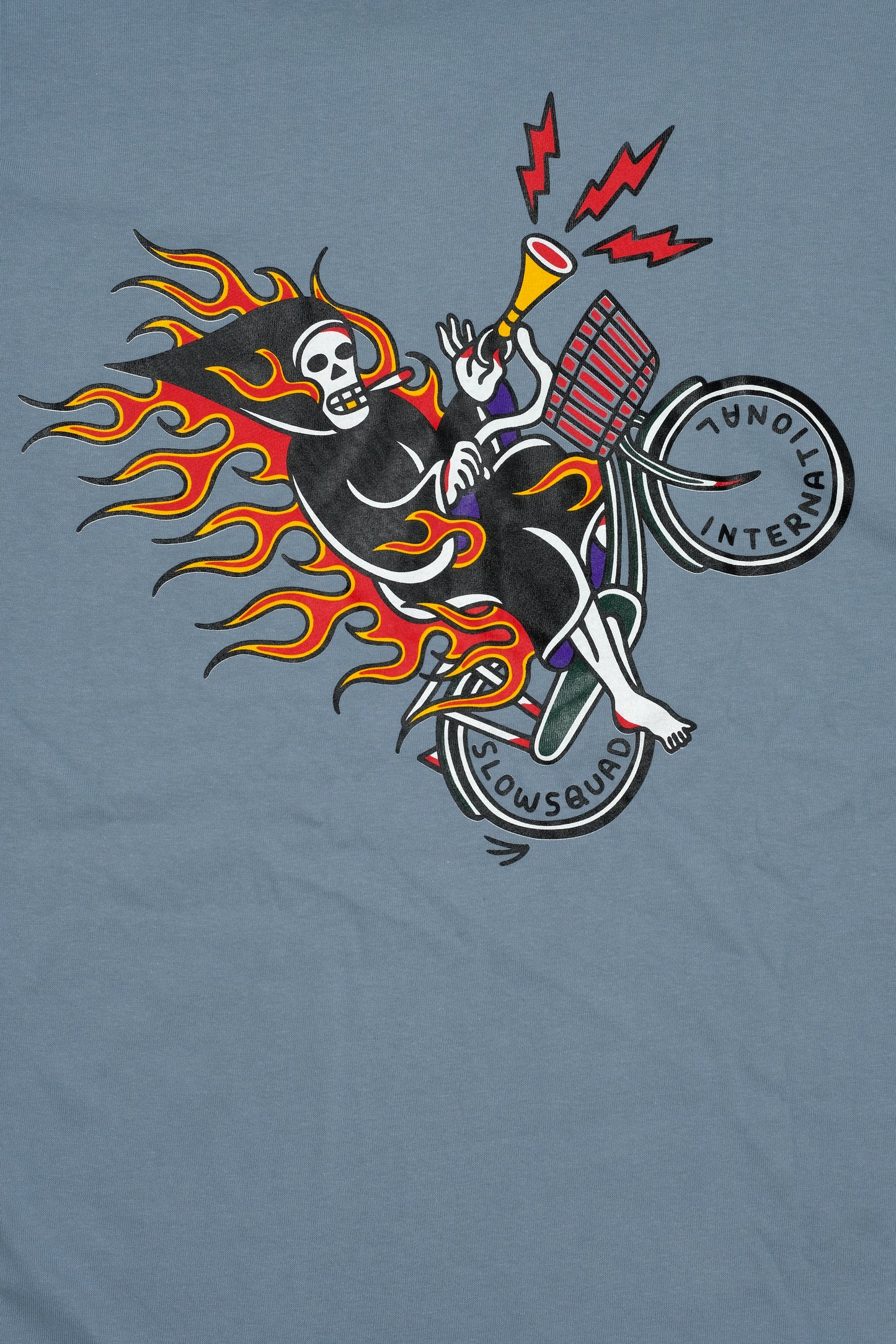 Mamachari Fire Wheelie Tshirts