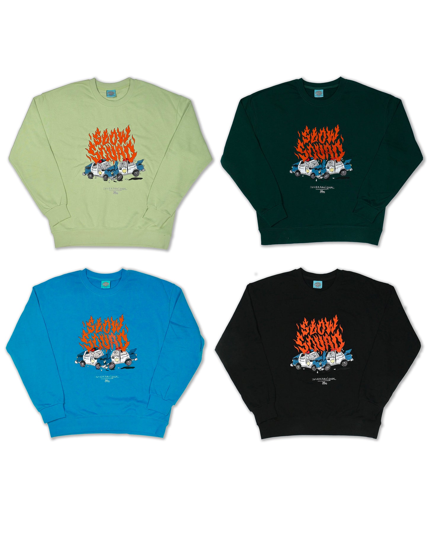 Slow Squad International "Patrol Clash Light Sweat Shirts"