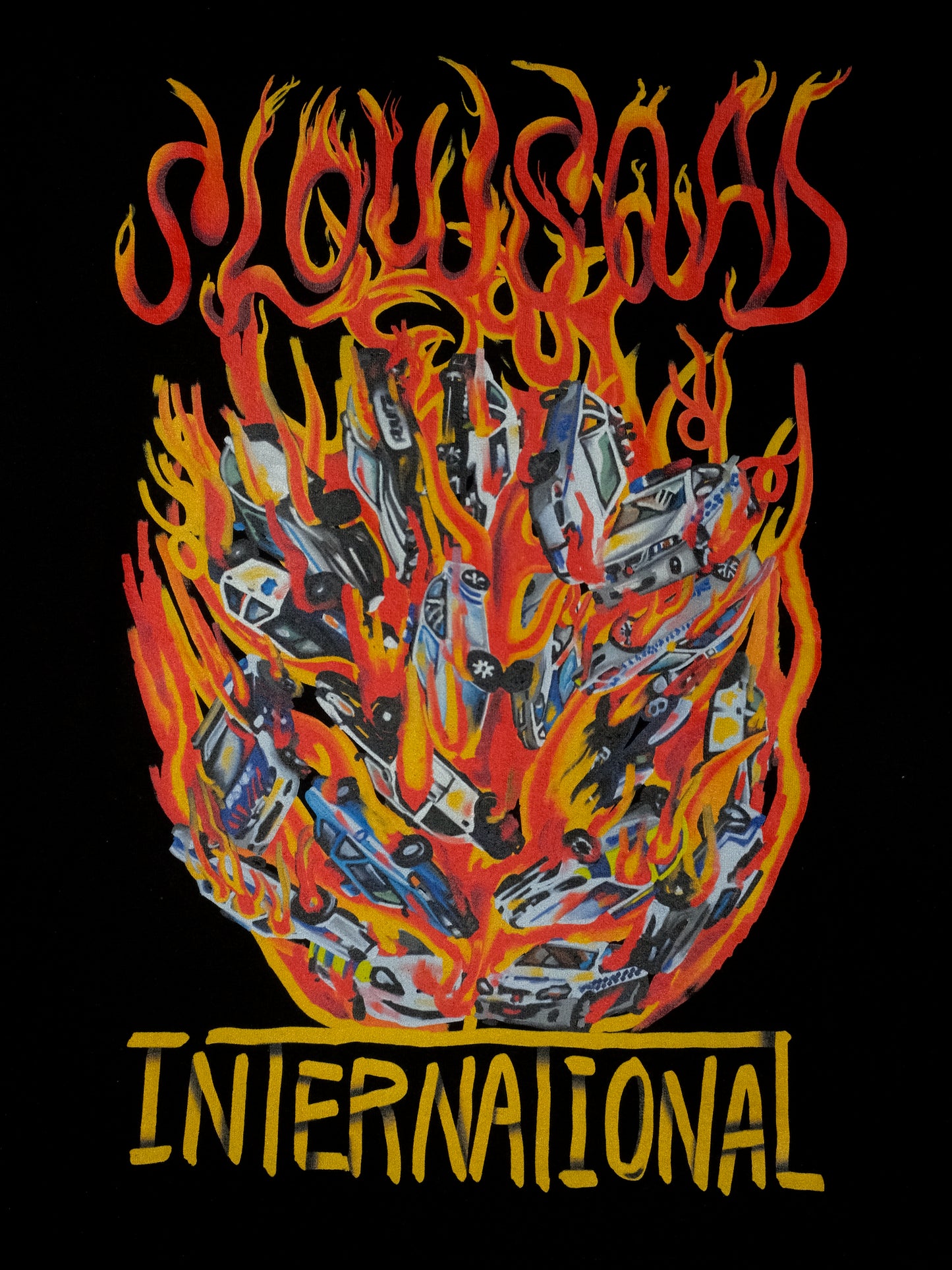 International PC burnin' L/S Tshirts