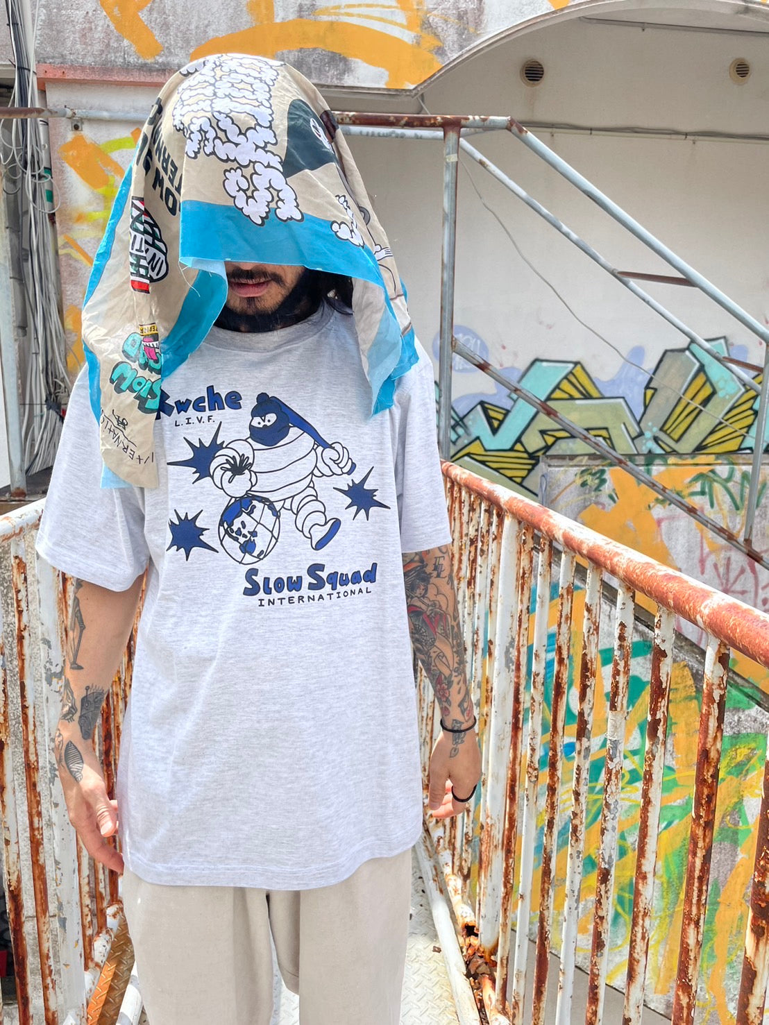 STILL SKIDDIN' JAPANESE TENUGUI TOWEL