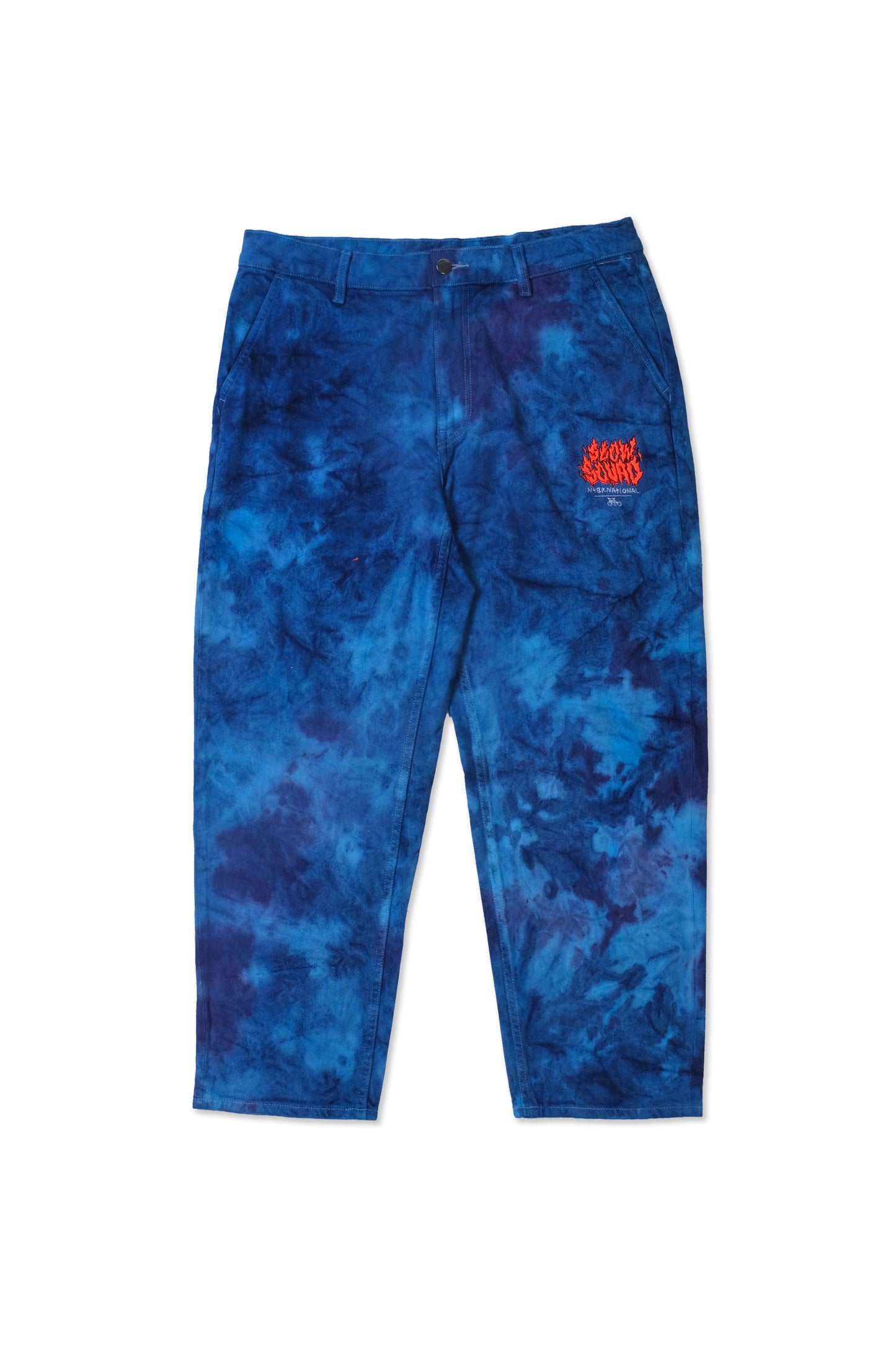 ELES CRU ACAB Tie Dye Ankle Wide Pants