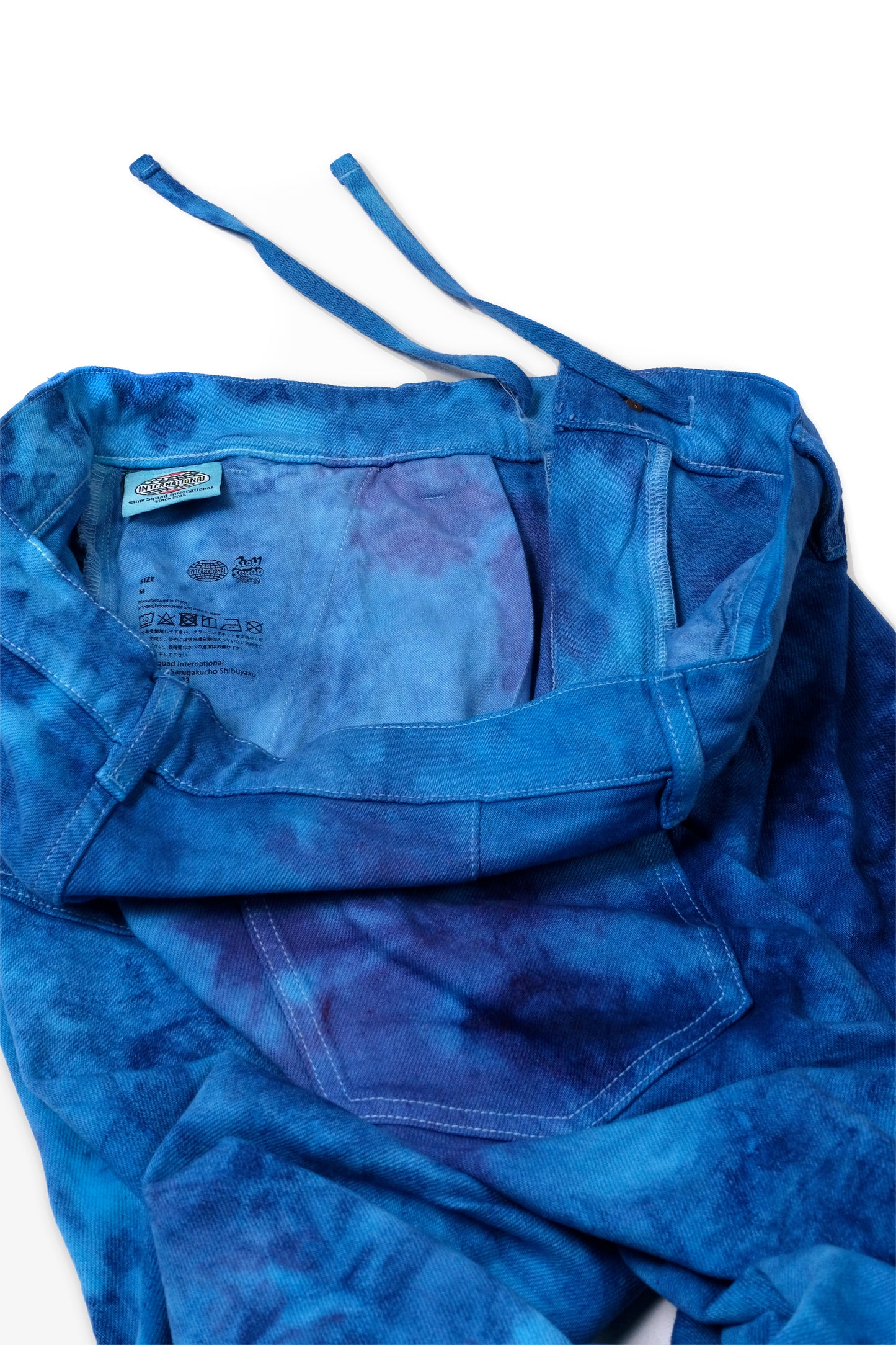 ELES CRU ACAB Tie Dye Ankle Wide Pants