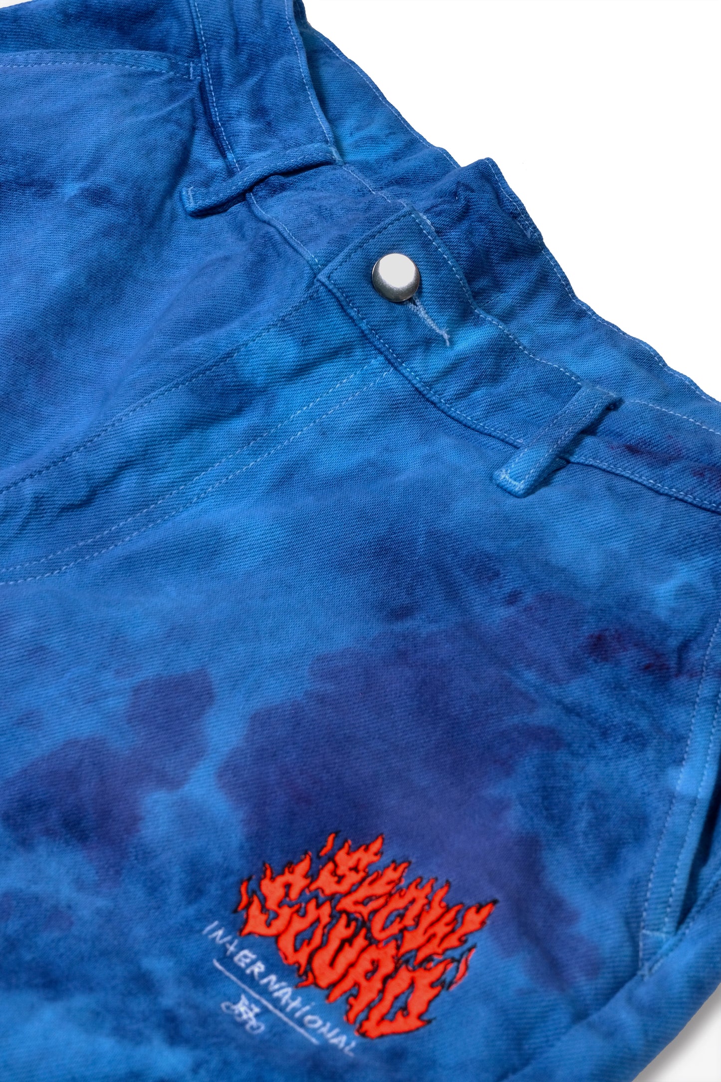 ELES CRU ACAB Tie Dye Ankle Wide Pants