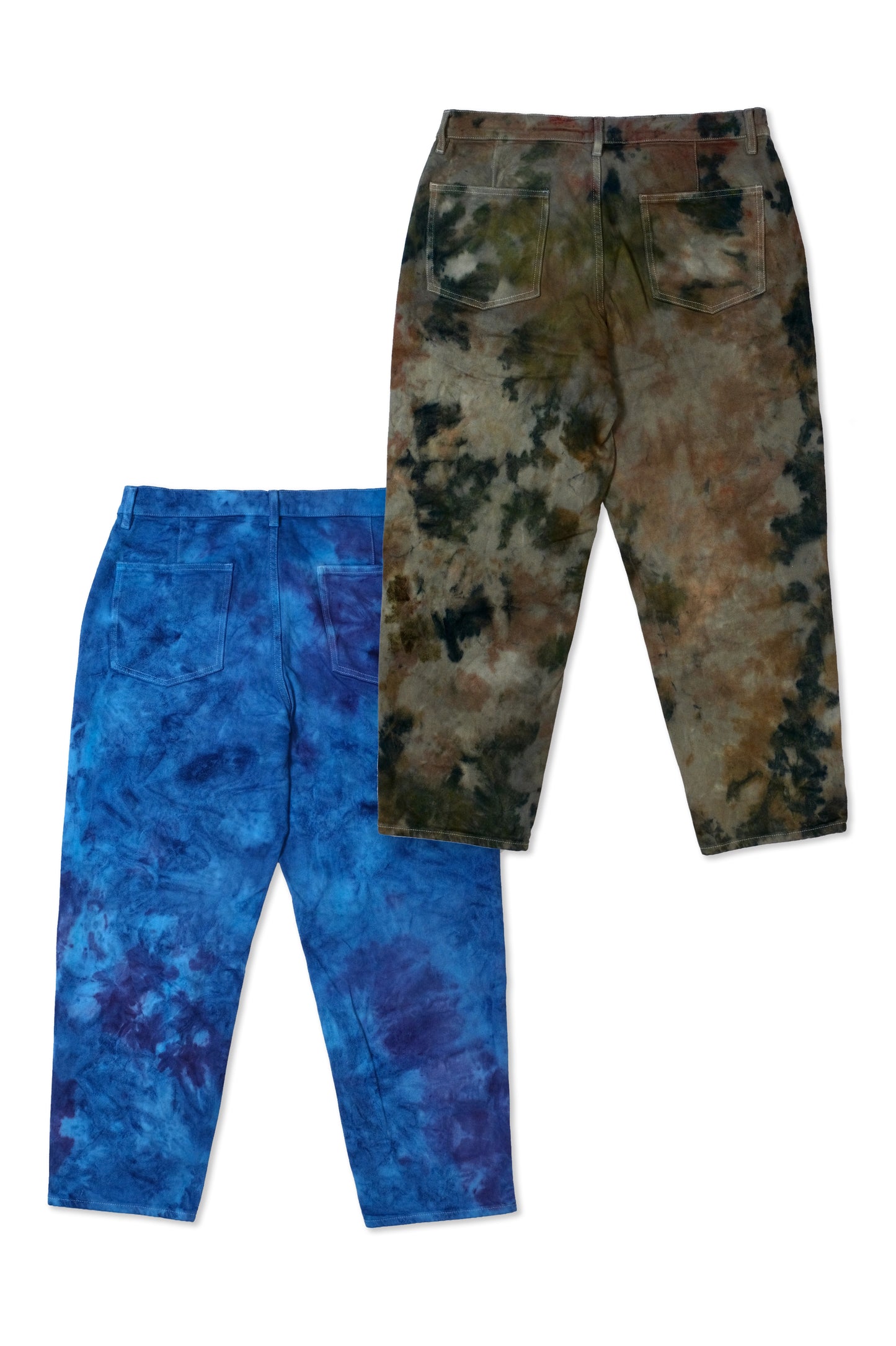ELES CRU ACAB Tie Dye Ankle Wide Pants