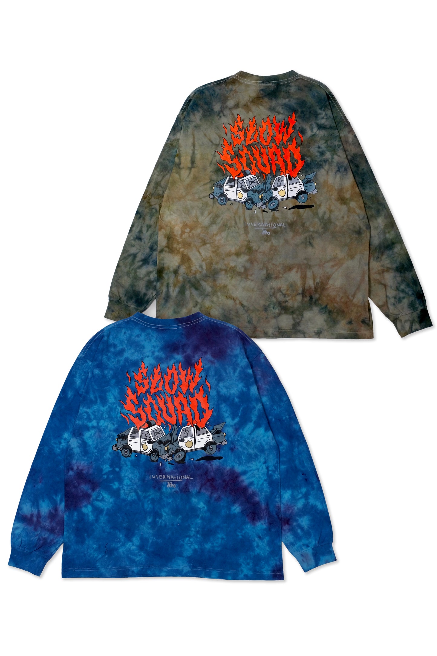 ELES CRU ACAB Tie Dye L/S Tshirts