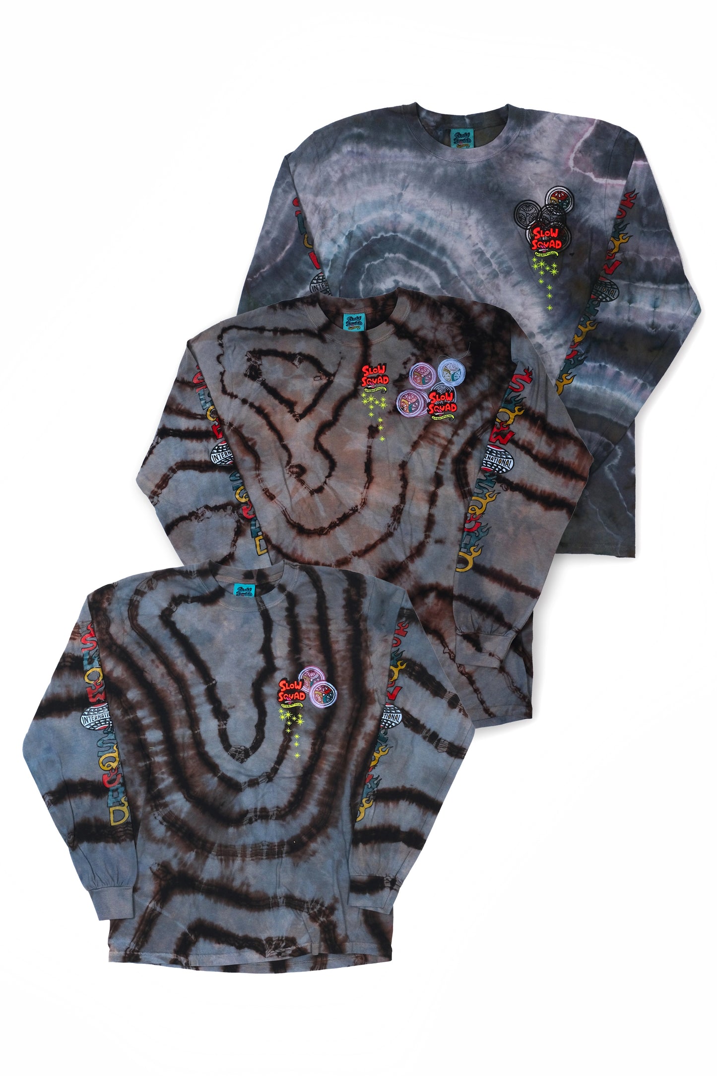 Mamachari Fire Ice Dye SP L/S Tshirts