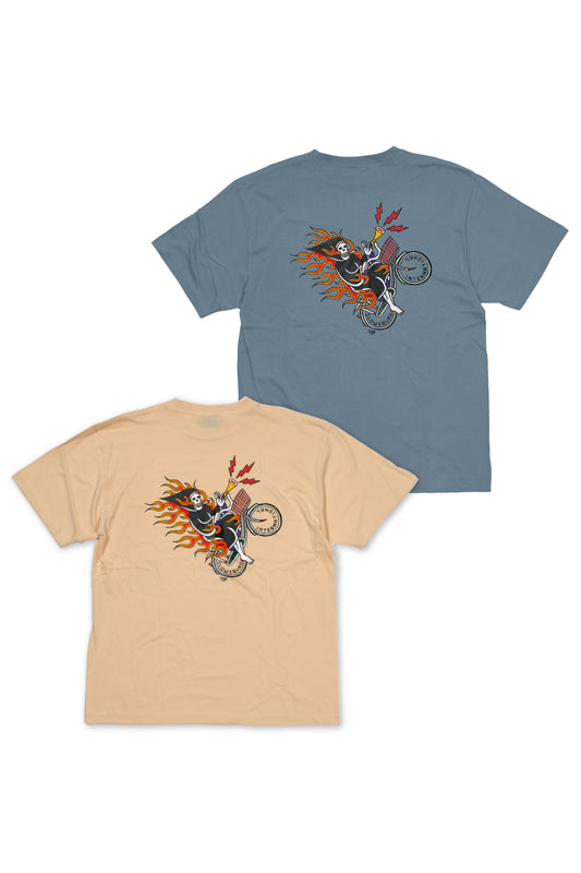 Mamachari Fire Wheelie Tshirts