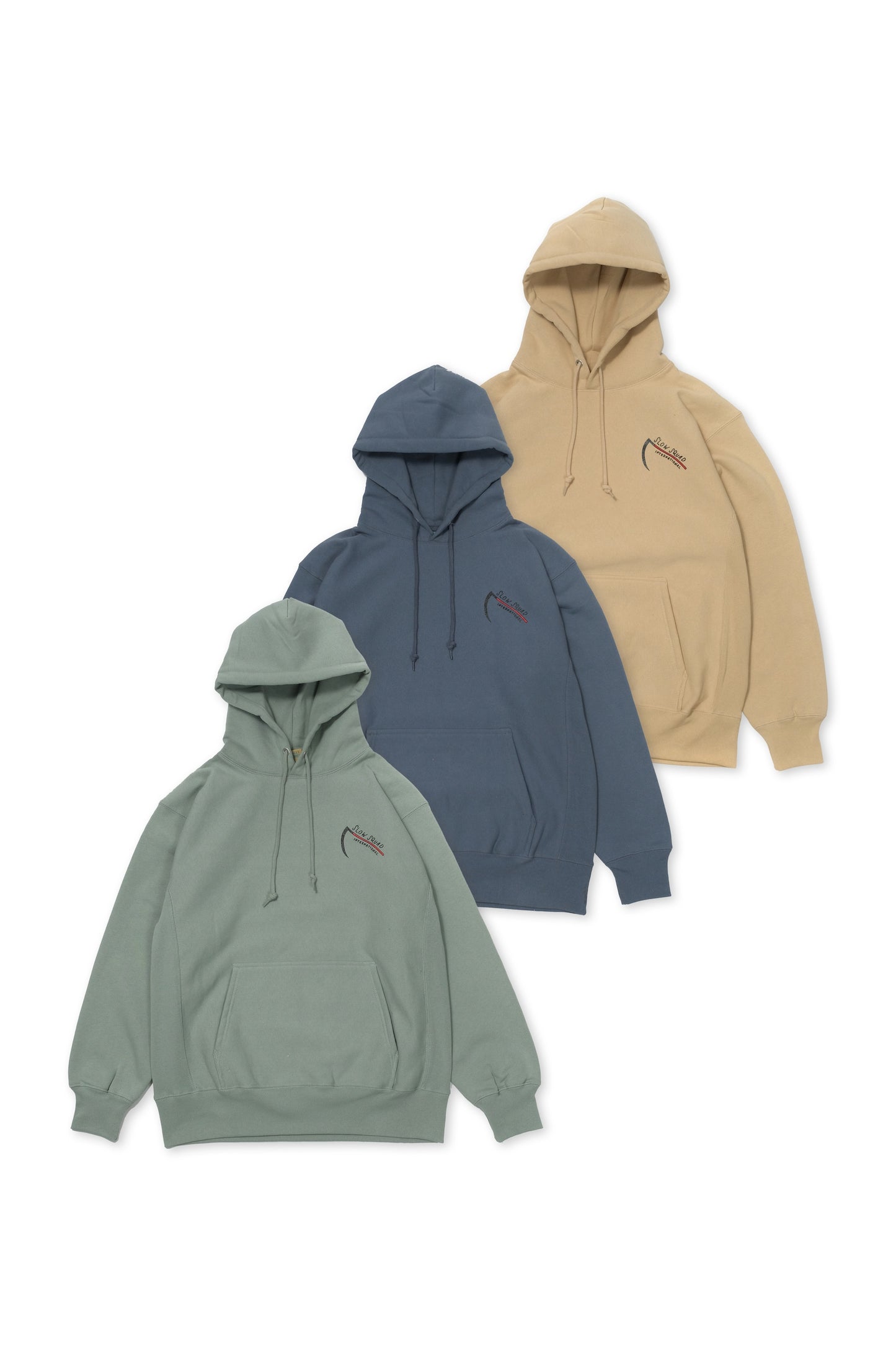 Slow Squad International "Mamachari Burning Heavy Hoodie"