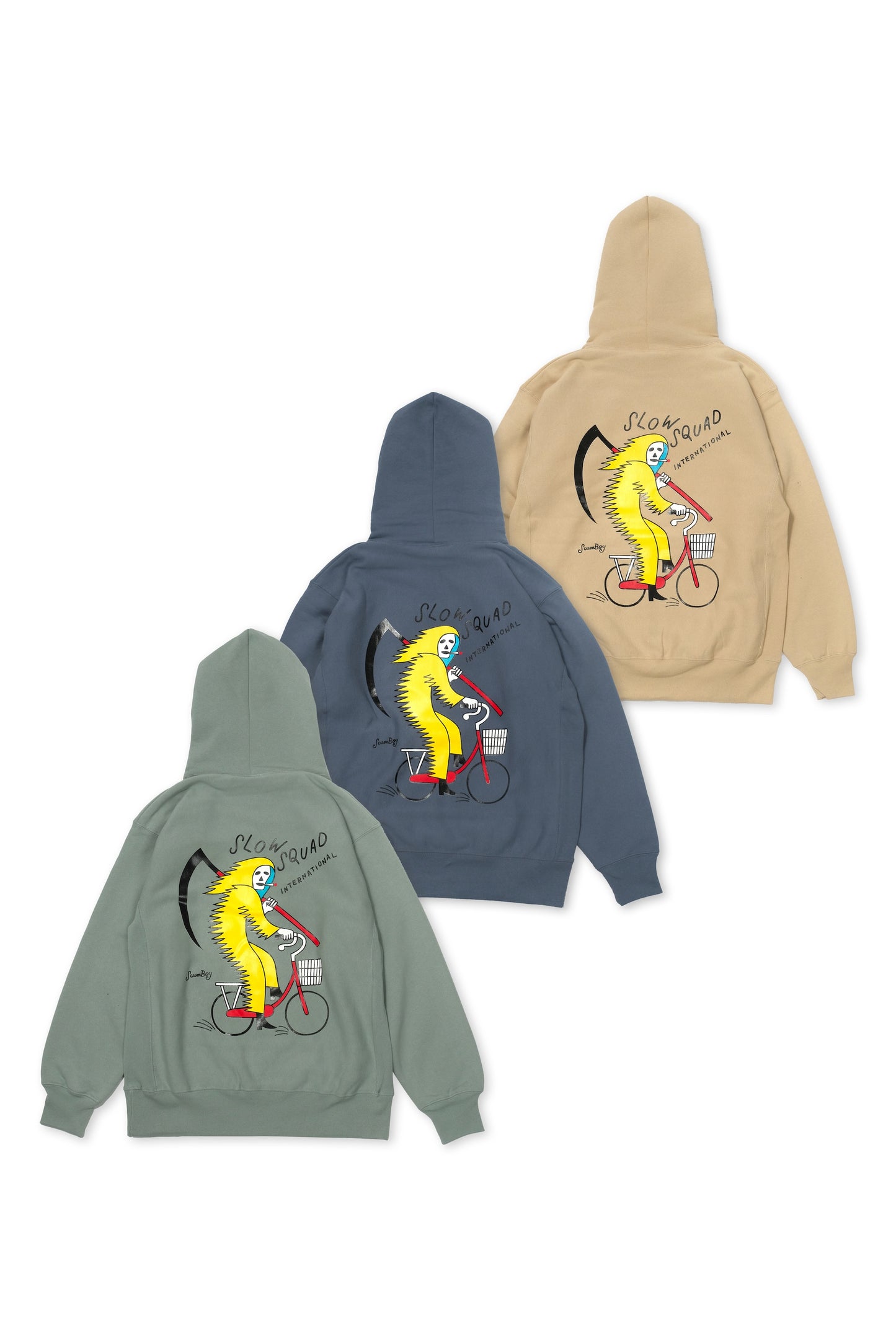 Slow Squad International "Mamachari Burning Heavy Hoodie"
