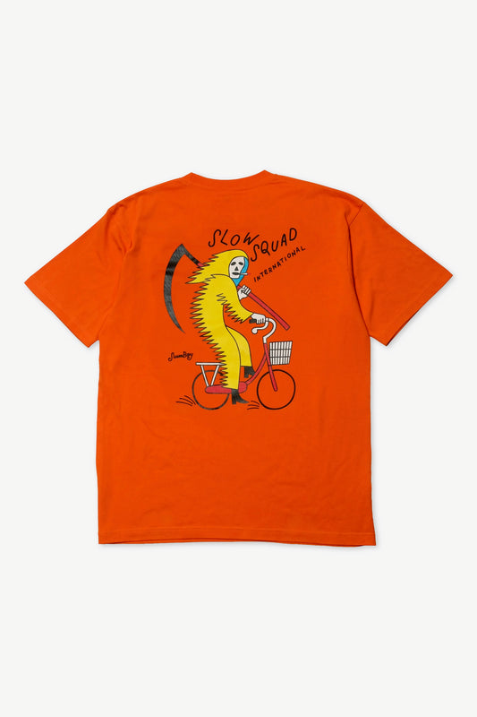 Slow Squad International "Mamachari Burning Premium Tshirts"