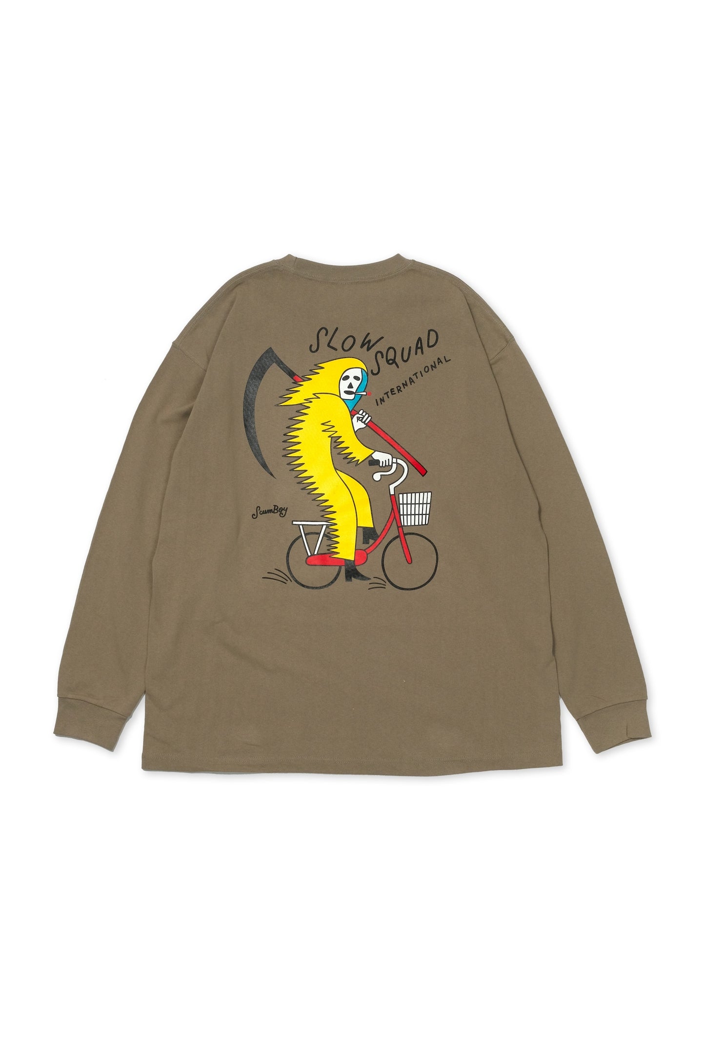 Slow Squad International “Mamachari Burning Relax L/S T”