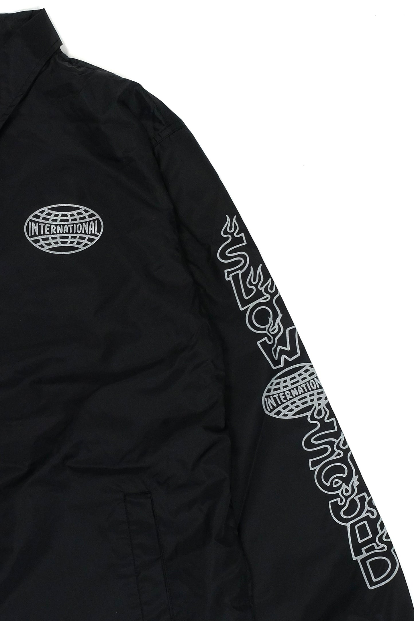 Slow Squad Internatinal “Reflective Coach Jacket”